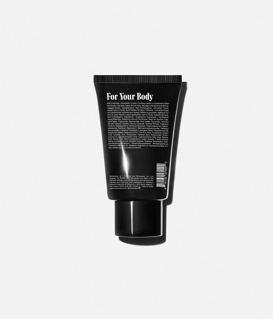 The Body Lotion 70 ml | Multi-Peptide | Santal – Nécessaire