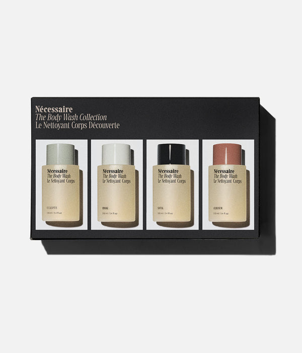 The Body Wash Discovery Collection | Eucalyptus | Santal | Hinoki | Olibanum (Product Packaging)