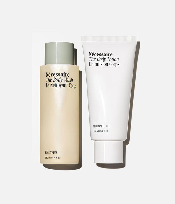 The Body Duo | Eucalyptus | Fragrance-Free (Product Packaging)
