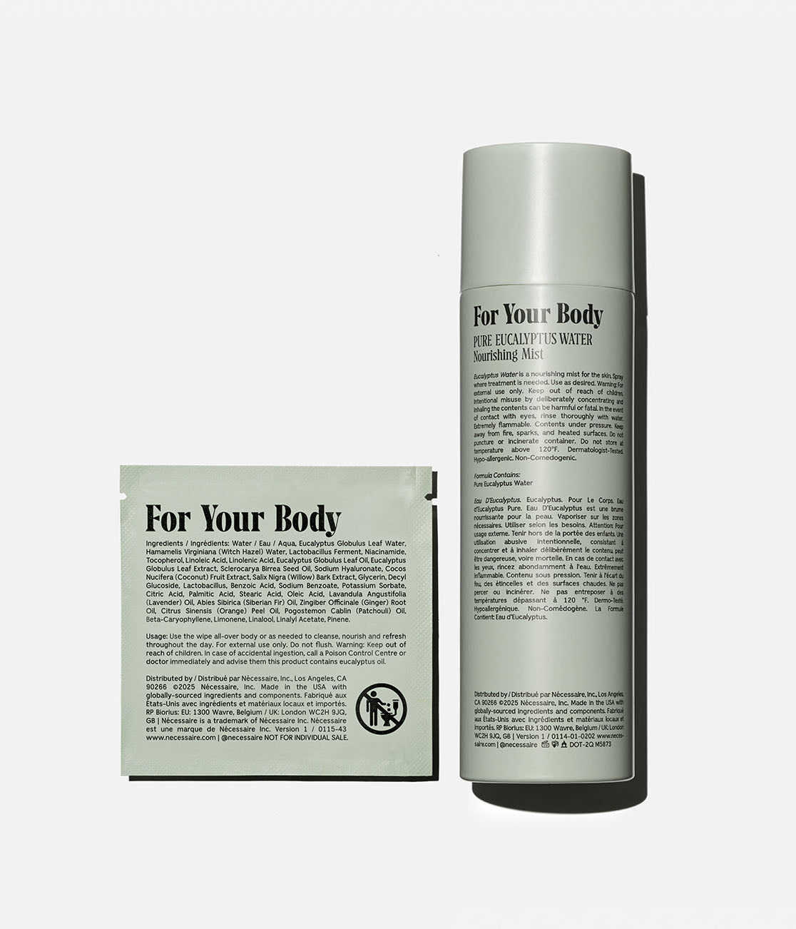 Zoom in on The Body Wipe + Eucalyptus Water Eucalyptus - Photo 2