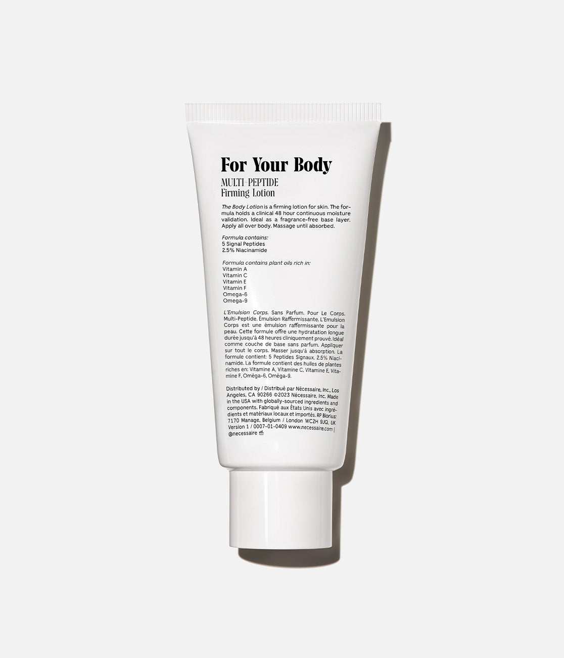 Fragrance Free Firming Lotion, Face & Body
