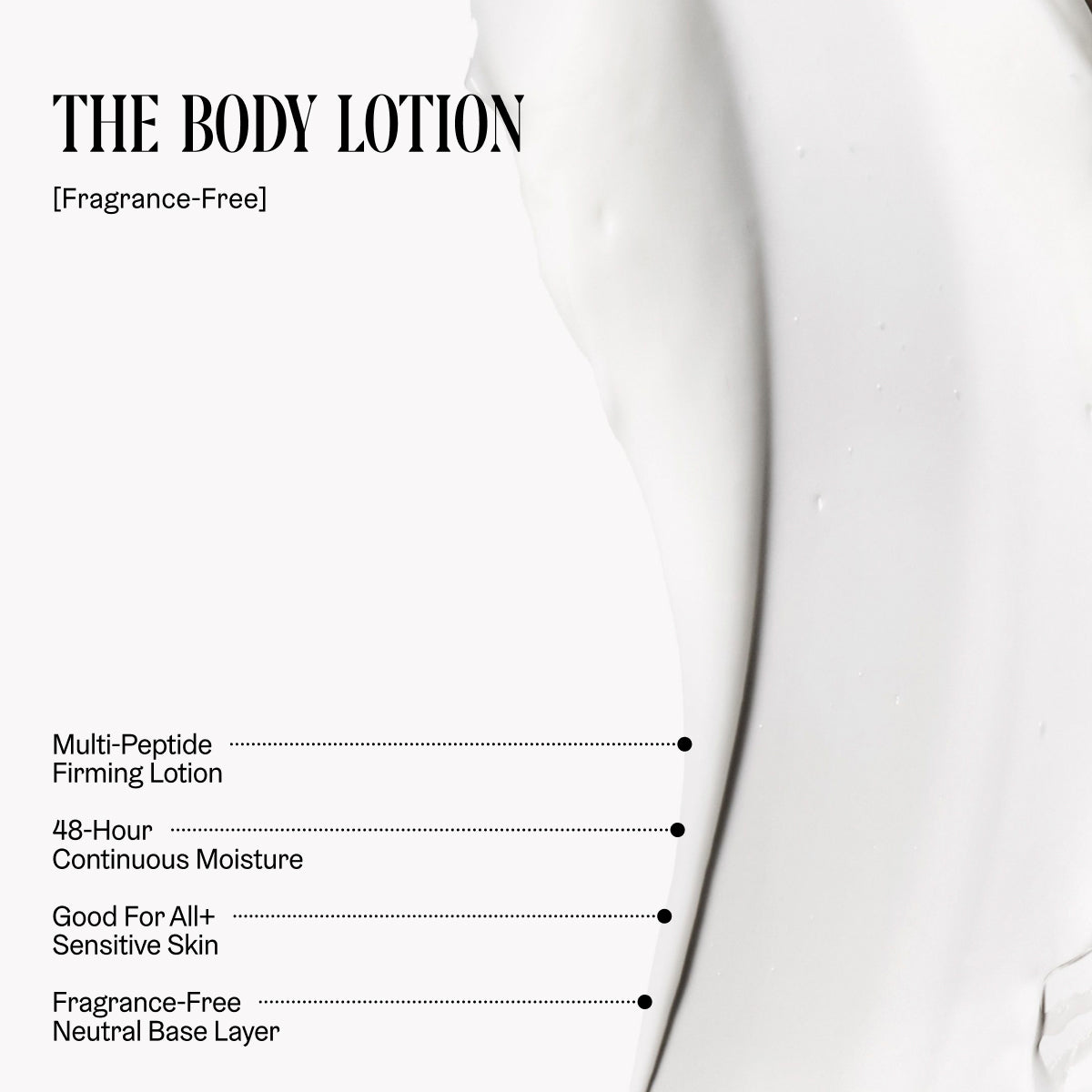 Zoom in on The Body Lotion 450 ml | Multi-Peptide Fragrance-Free - Photo 3
