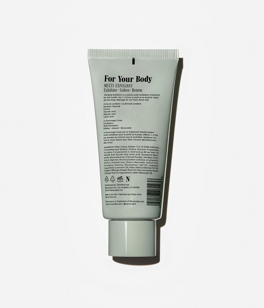 The Body Exfoliator | Multi-Exfoliant – Nécessaire, A Personal Care Company